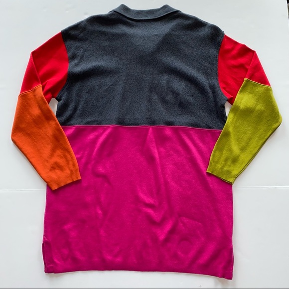 Retro Jones New York Sport Colorblock 1/4 Zip Pullover - Picture 4 of 8